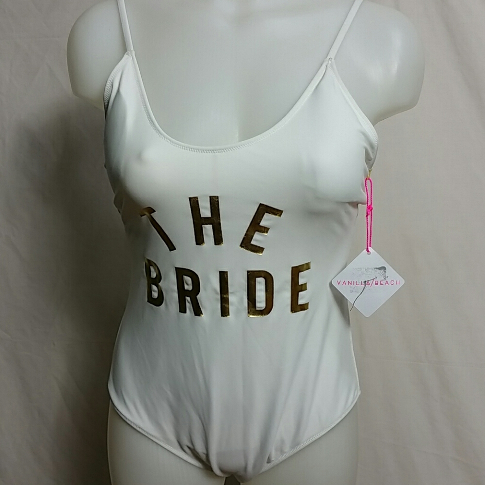 Vanilla Beach New MEDIUM Swim Suit